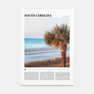South Carolina Travel Color No 2 Poster