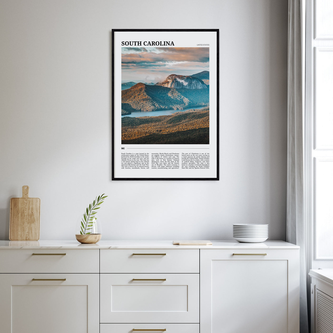 South Carolina Travel Color No 3 Poster