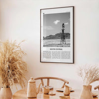 South Central Print Black and White, South Central Wall Art, South Central Poster, South Central Photo, South Central Décor, United States