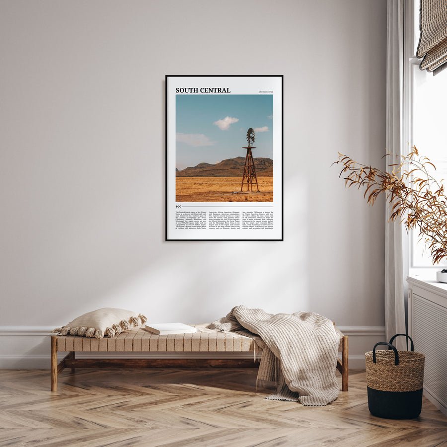 South Central Travel Color Poster