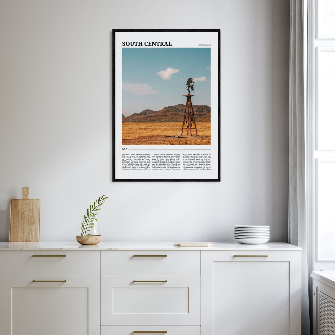 South Central Travel Color Poster