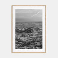 South Dakota Photo B&W Poster