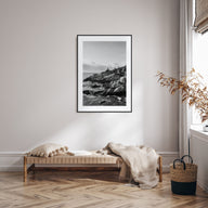 South Korea Photo B&W Poster