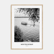 South Sudan Portrait B&W Poster