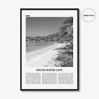 South Water Caye Print Black and White, South Water Caye Wall Art, South Water Caye Poster, South Water Caye Photo, Wall Décor, Belize