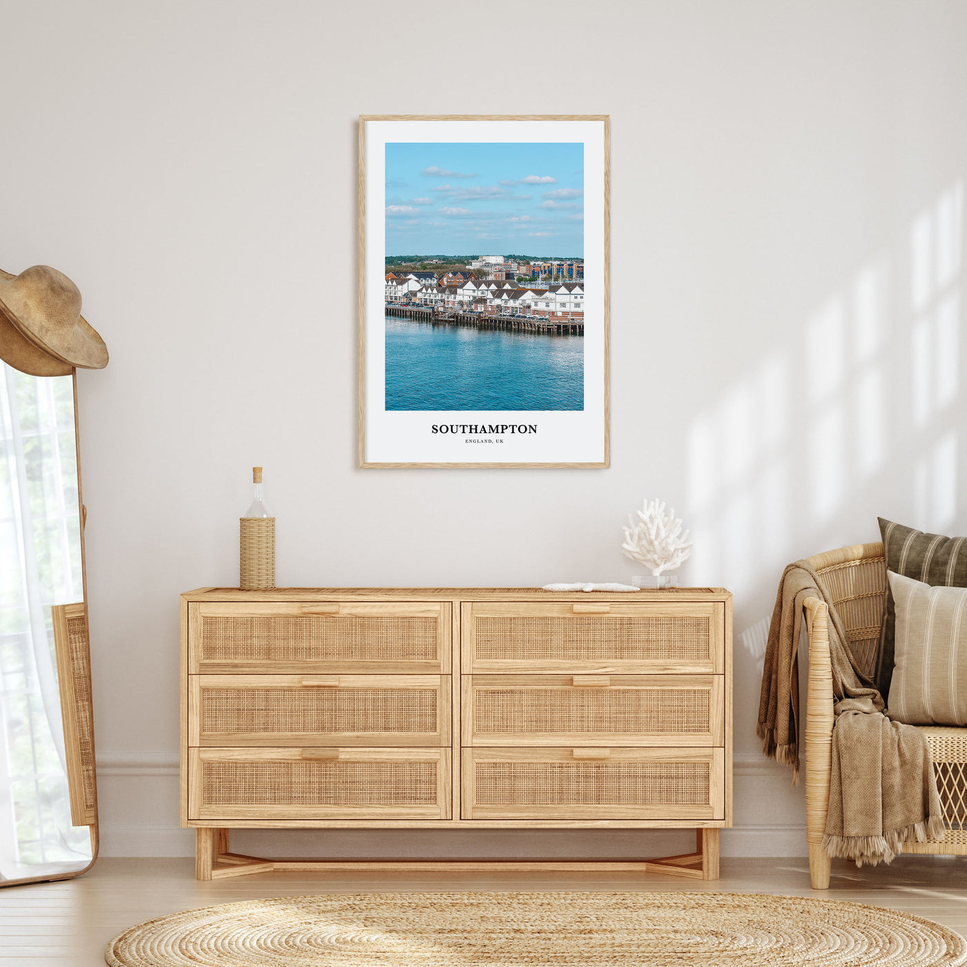 Southampton, England Portrait Color Poster