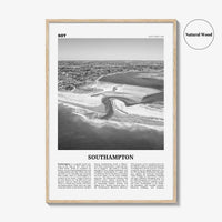 Southampton Print Black and White New York, Southampton Wall Art, Southampton Poster, Southampton Photo, Southampton Wall Décor, USA