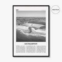 Southampton Print Black and White New York, Southampton Wall Art, Southampton Poster, Southampton Photo, Southampton Wall Décor, USA