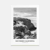 Southern California Portrait B&W Poster