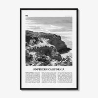 Southern California Print Black and White, California Wall Art, Southern California Poster, California Photo, California Wall Décor, USA
