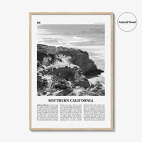 Southern California Print Black and White, California Wall Art, Southern California Poster, California Photo, California Wall Décor, USA