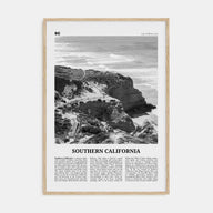 Southern California Travel B&W Poster