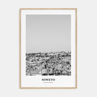 Soweto Portrait B&W Poster