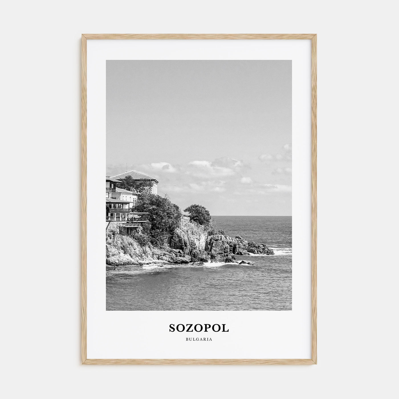 Sozopol Portrait B&W Poster
