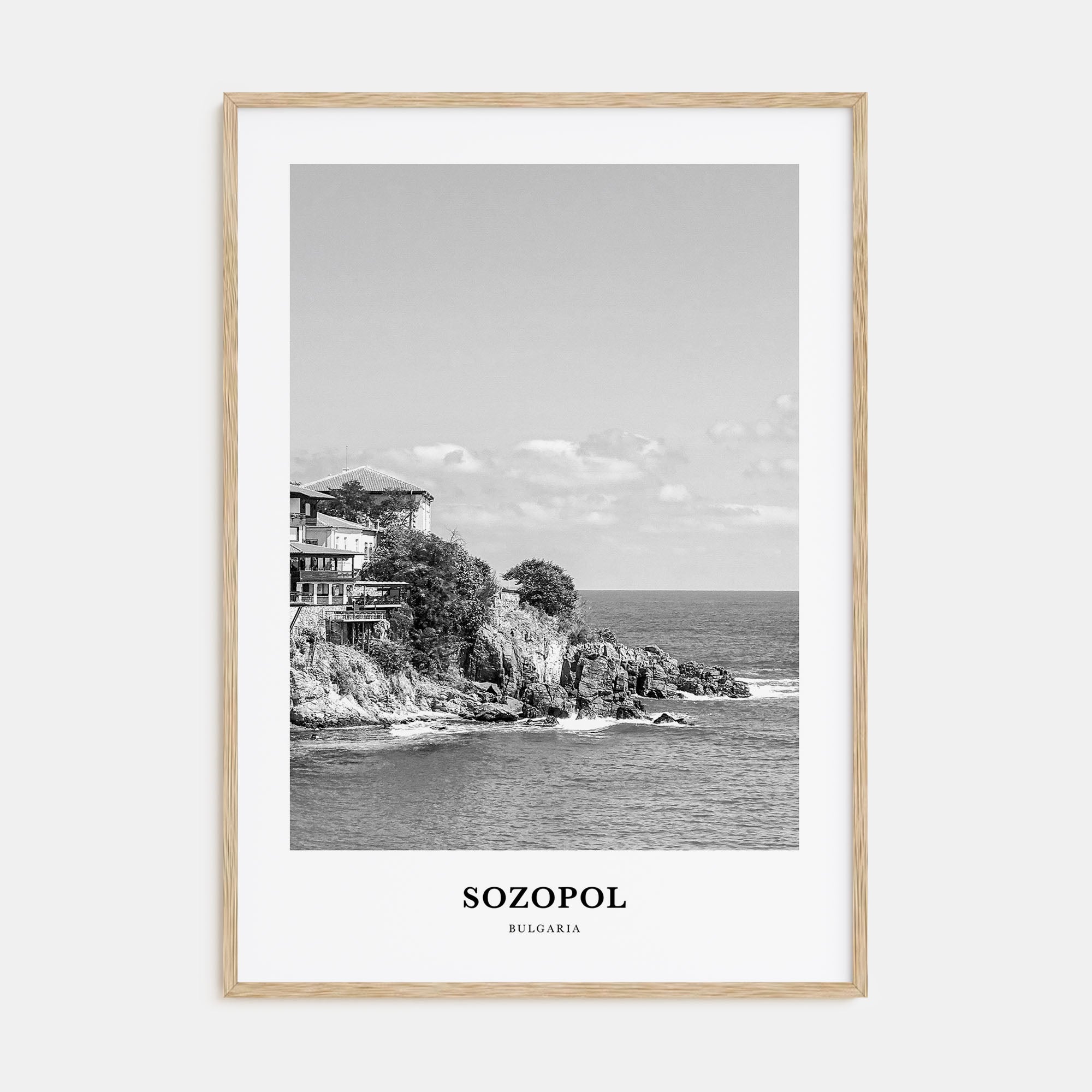 Sozopol Portrait B&W Poster