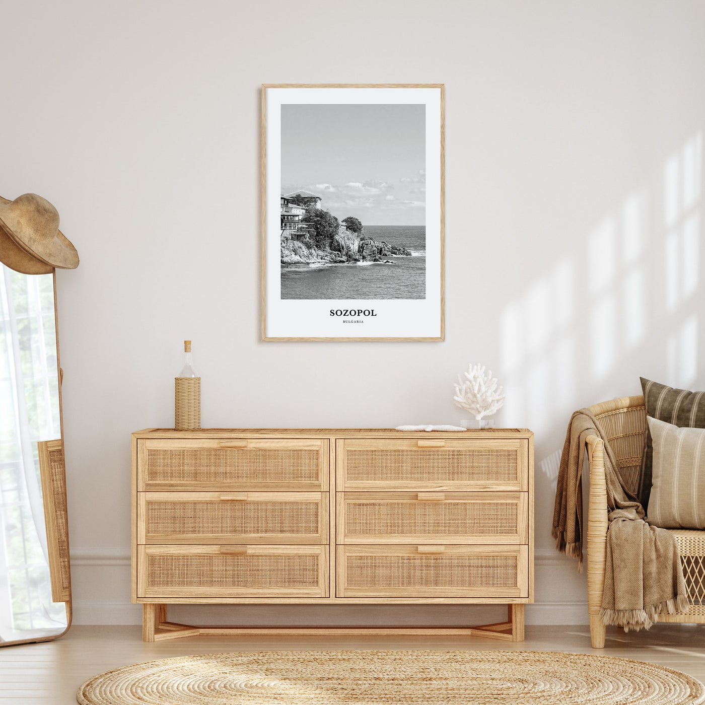 Sozopol Portrait B&W Poster
