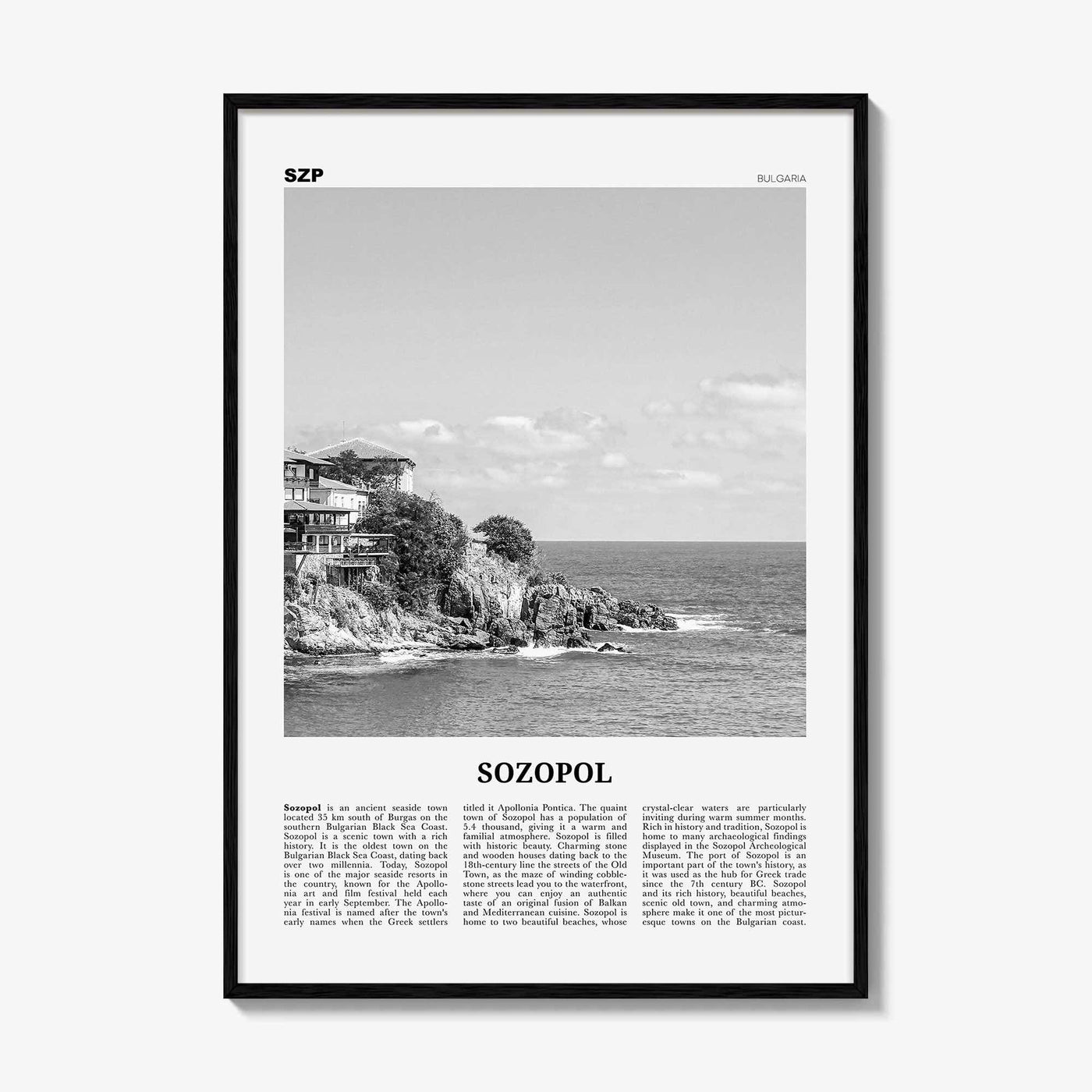 Sozopol Print Black and White, Sozopol Wall Art, Sozopol Poster, Sozopol Photo, Sozopol Wall Décor, Созопол, Sozopoli, Burgas, Bulgaria