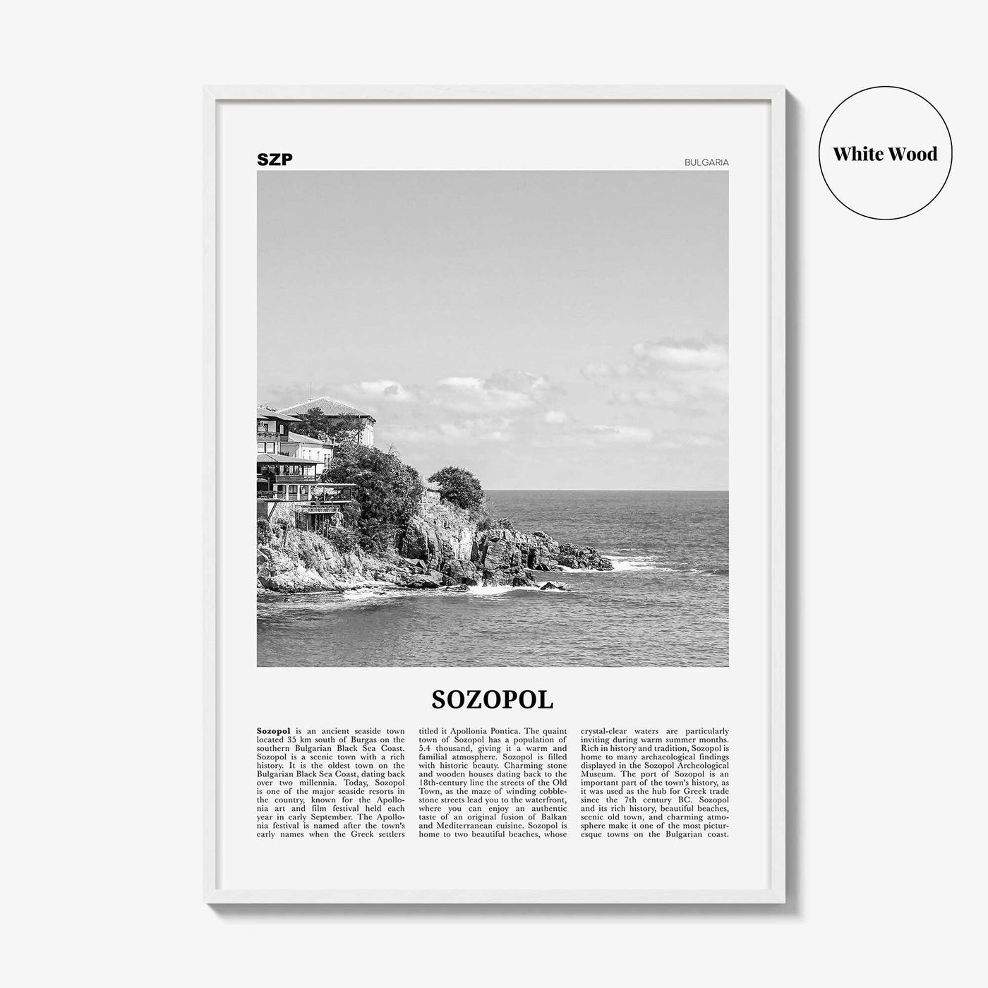 Sozopol Print Black and White, Sozopol Wall Art, Sozopol Poster, Sozopol Photo, Sozopol Wall Décor, Созопол, Sozopoli, Burgas, Bulgaria