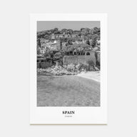 Spain Portrait B&W No 2 Poster