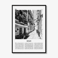 Spain Print Black and White No 1, Spain Wall Art, Spain Poster, Spain Photo, Spain Wall Decor, España, Madrid, Barcelona, Andalusia