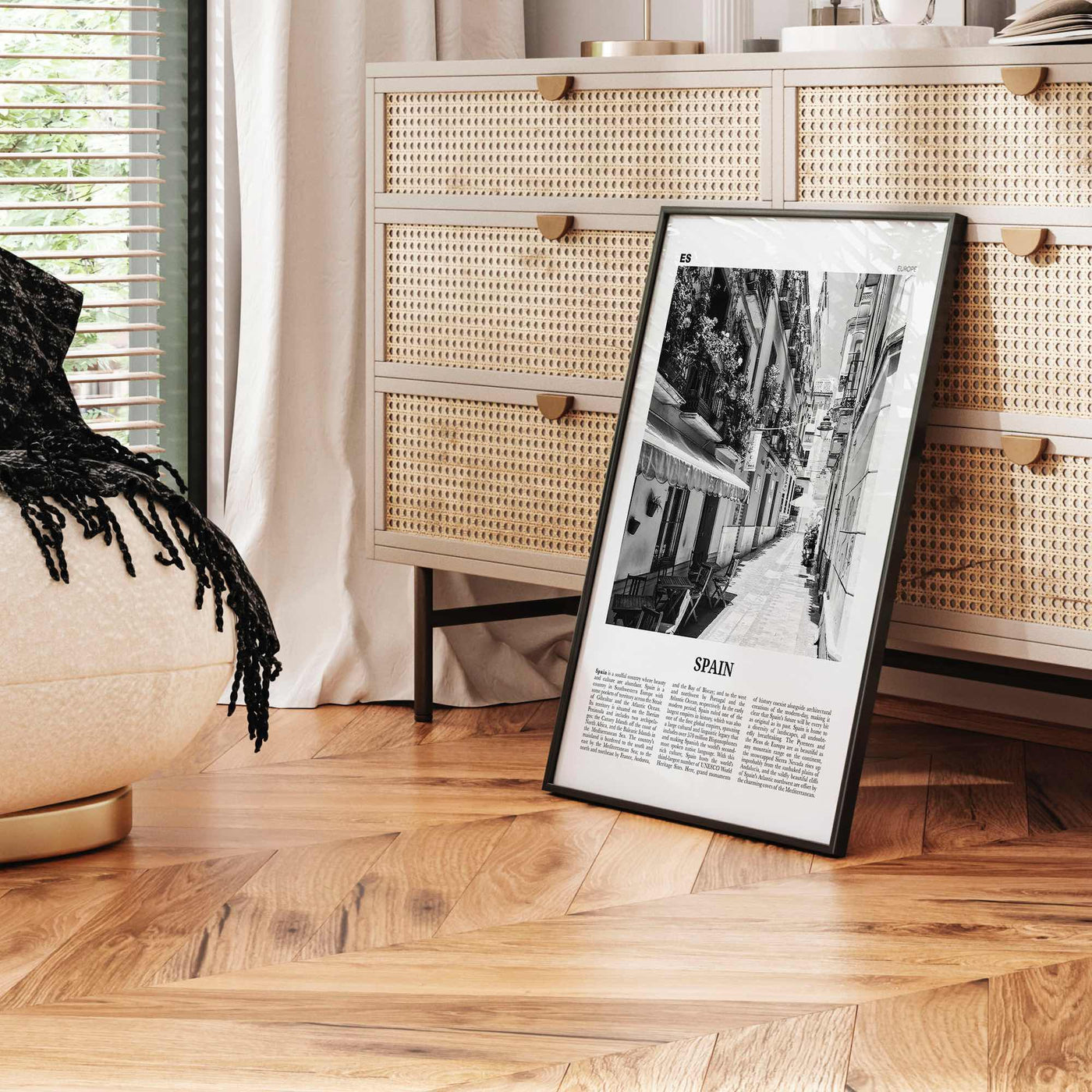 Spain Print Black and White No 1, Spain Wall Art, Spain Poster, Spain Photo, Spain Wall Decor, España, Madrid, Barcelona, Andalusia