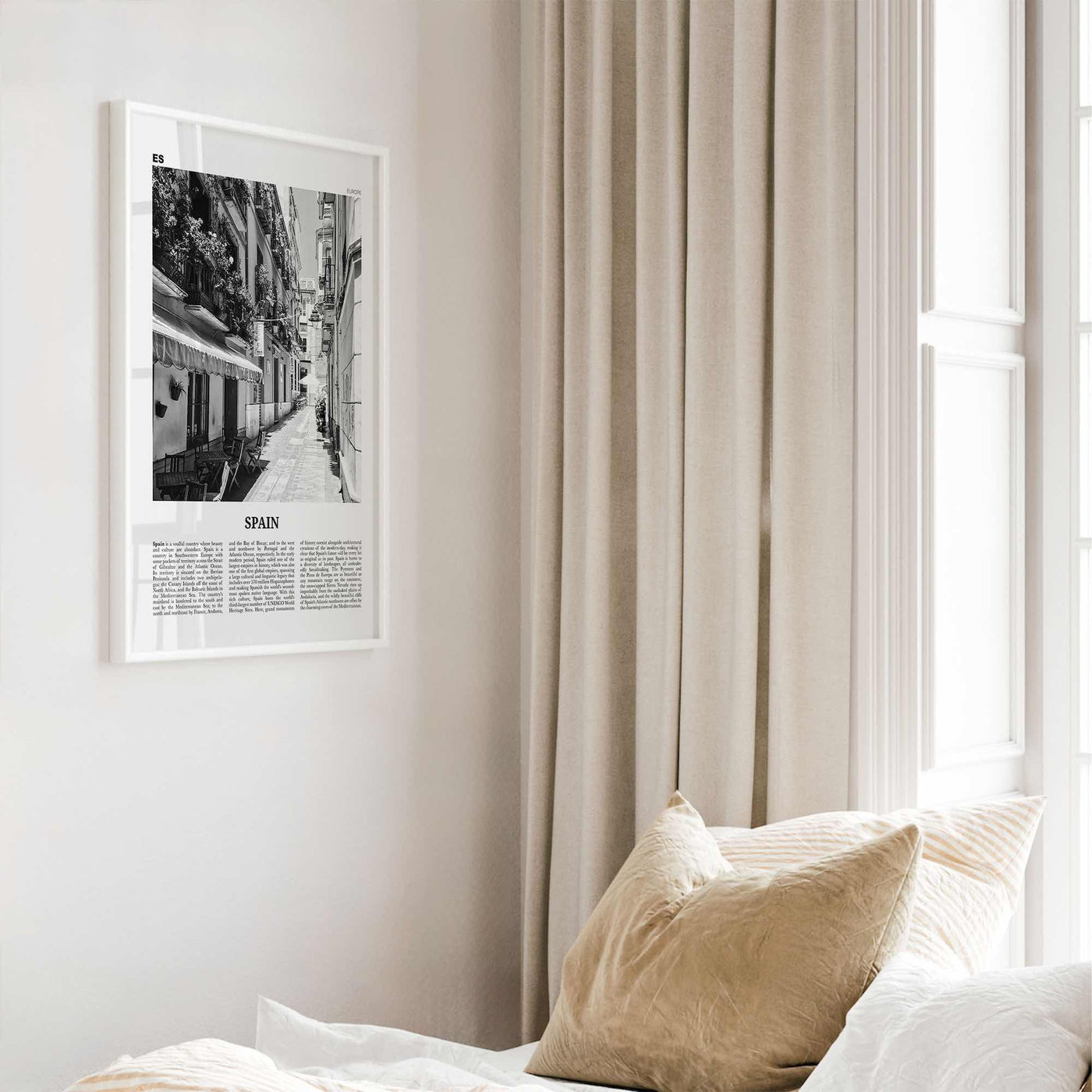 Spain Print Black and White No 1, Spain Wall Art, Spain Poster, Spain Photo, Spain Wall Decor, España, Madrid, Barcelona, Andalusia