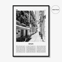 Spain Print Black and White No 1, Spain Wall Art, Spain Poster, Spain Photo, Spain Wall Decor, España, Madrid, Barcelona, Andalusia