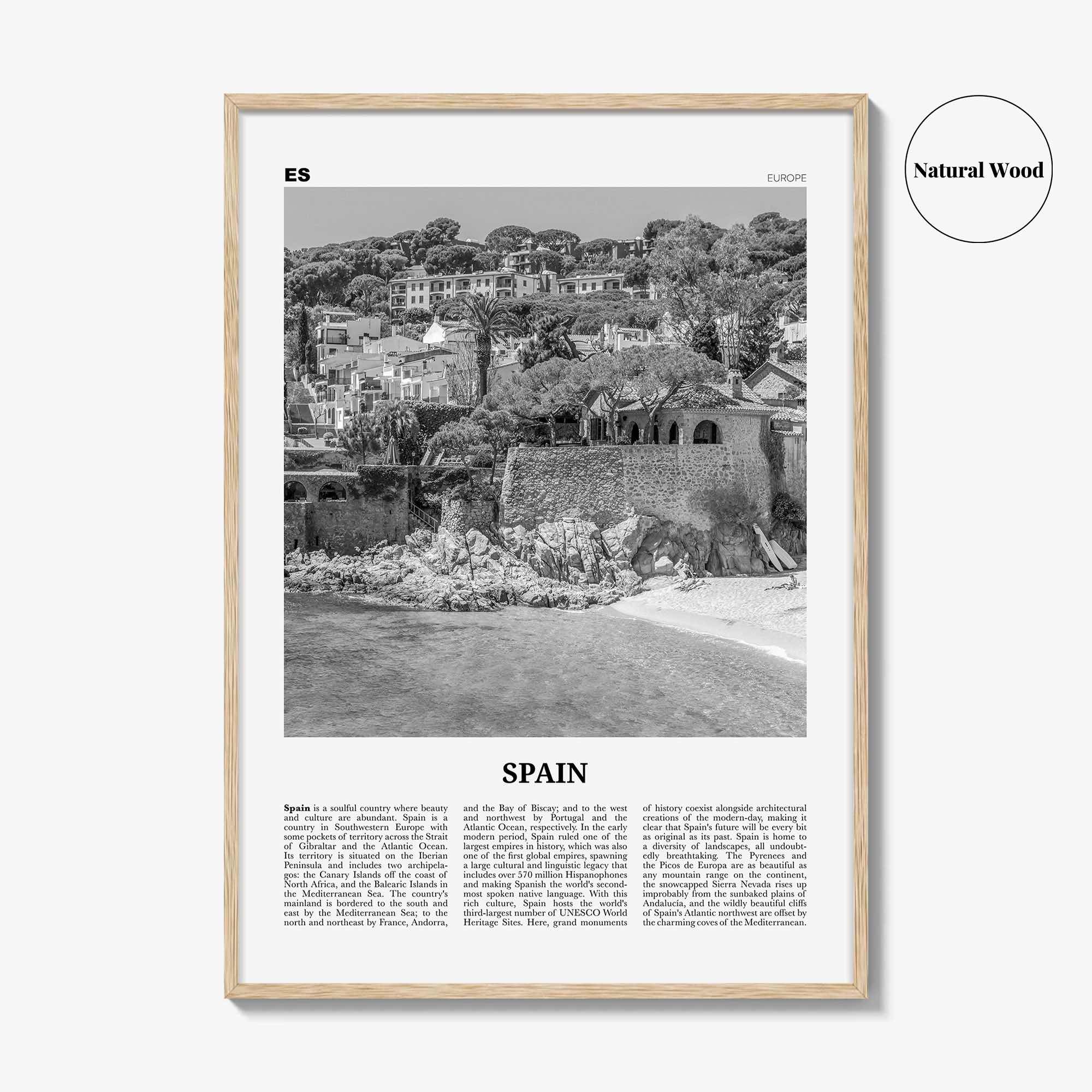 Spain Print Black and White No 3, Spain Wall Art, Spain Poster, Spain Photo, Spain Wall Decor, España, Madrid, Barcelona, Andalusia