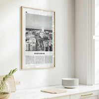 Spartanburg Print Black and White, Spartanburg Wall Art, Spartanburg Poster, Spartanburg Photo, Spartanburg Décor, South Carolina, USA