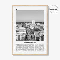 Spartanburg Print Black and White, Spartanburg Wall Art, Spartanburg Poster, Spartanburg Photo, Spartanburg Décor, South Carolina, USA