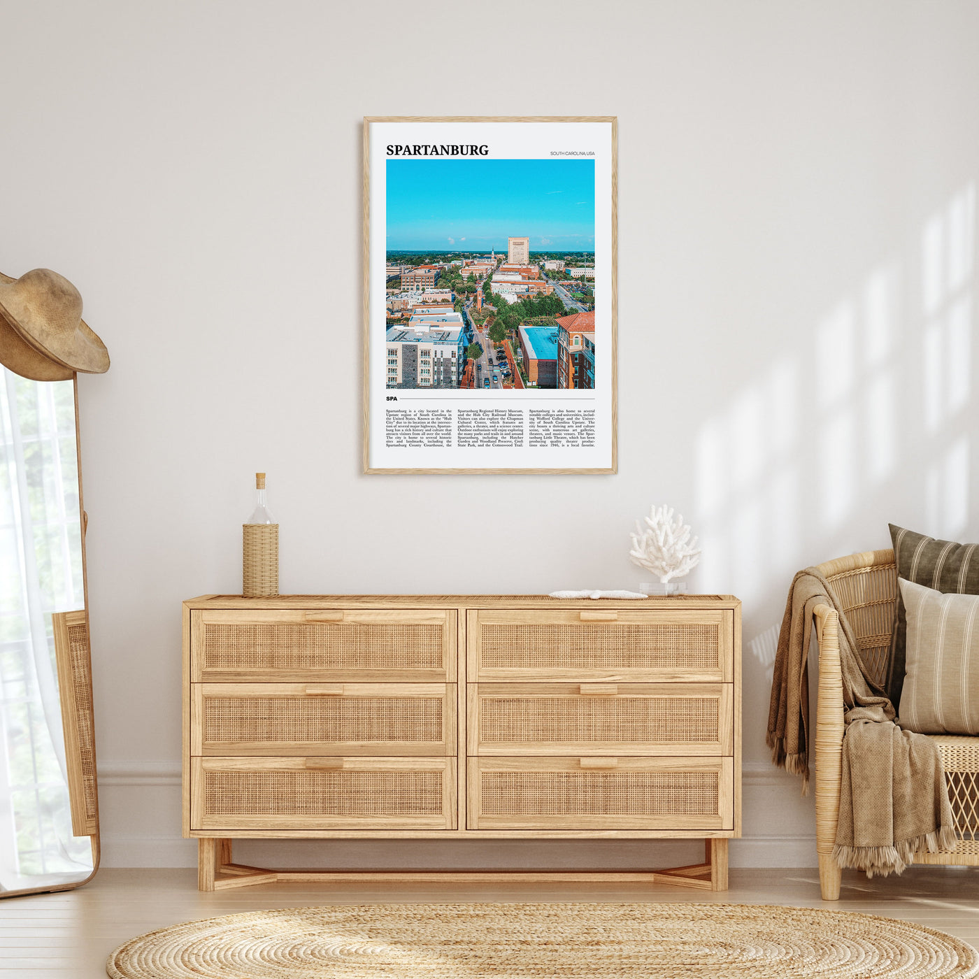 Spartanburg Travel Color Poster