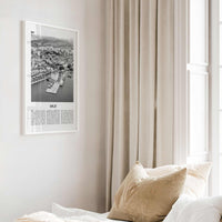 Split Print Black and White, Split Wall Art, Split Poster, Split Photo, Split Wall Decor, Croatia, Dalmatia, Hrvatska, Europe