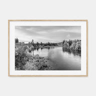 Spokane Landscape B&W Poster
