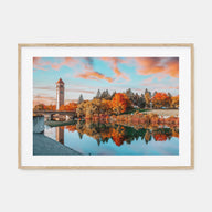 Spokane Landscape Color Poster