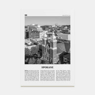 Spokane Travel B&W No 1 Poster