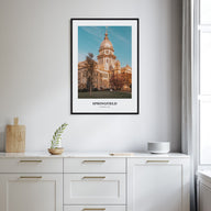 Springfield, Illinois Portrait Color Poster