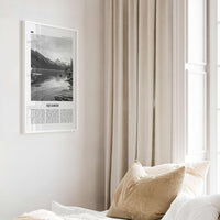 Squamish Print Black and White, Squamish Wall Art, Squamish Poster, Squamish Photo, Squamish Wall Décor, British Columbia, Canada