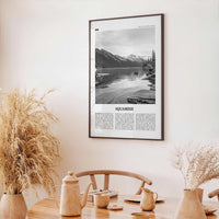 Squamish Print Black and White, Squamish Wall Art, Squamish Poster, Squamish Photo, Squamish Wall Décor, British Columbia, Canada