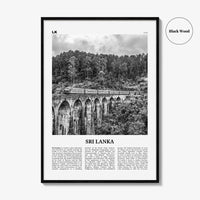 Sri Lanka Print Black and White, Sri Lanka Wall Art, Sri Lanka Poster, Sri Lanka Photo, Sri Jayawardenepura, Kotte, Asia