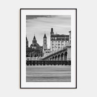 St. Augustine Photo B&W Poster