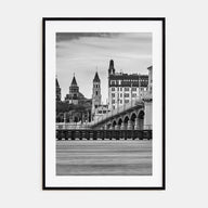 St. Augustine Photo B&W Poster