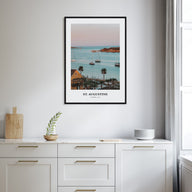 St. Augustine Portrait Color Poster