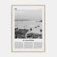St. Augustine Travel B&W No 1 Poster