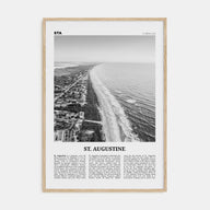 St. Augustine Travel B&W No 2 Poster