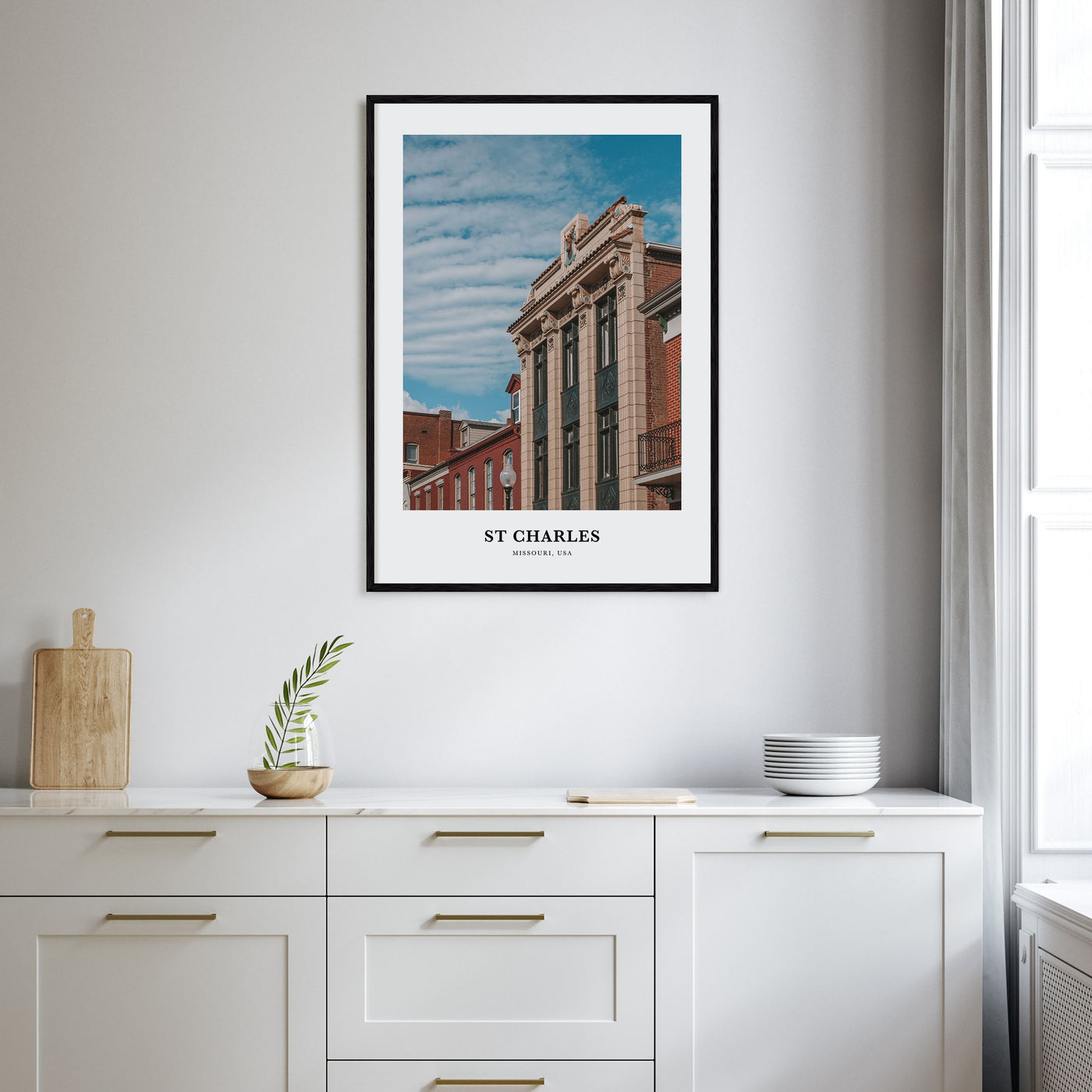 St. Charles, Missouri Portrait Color Poster