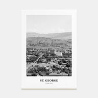 St. George Portrait B&W Poster