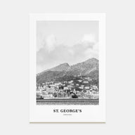 St. George's Portrait B&W Poster