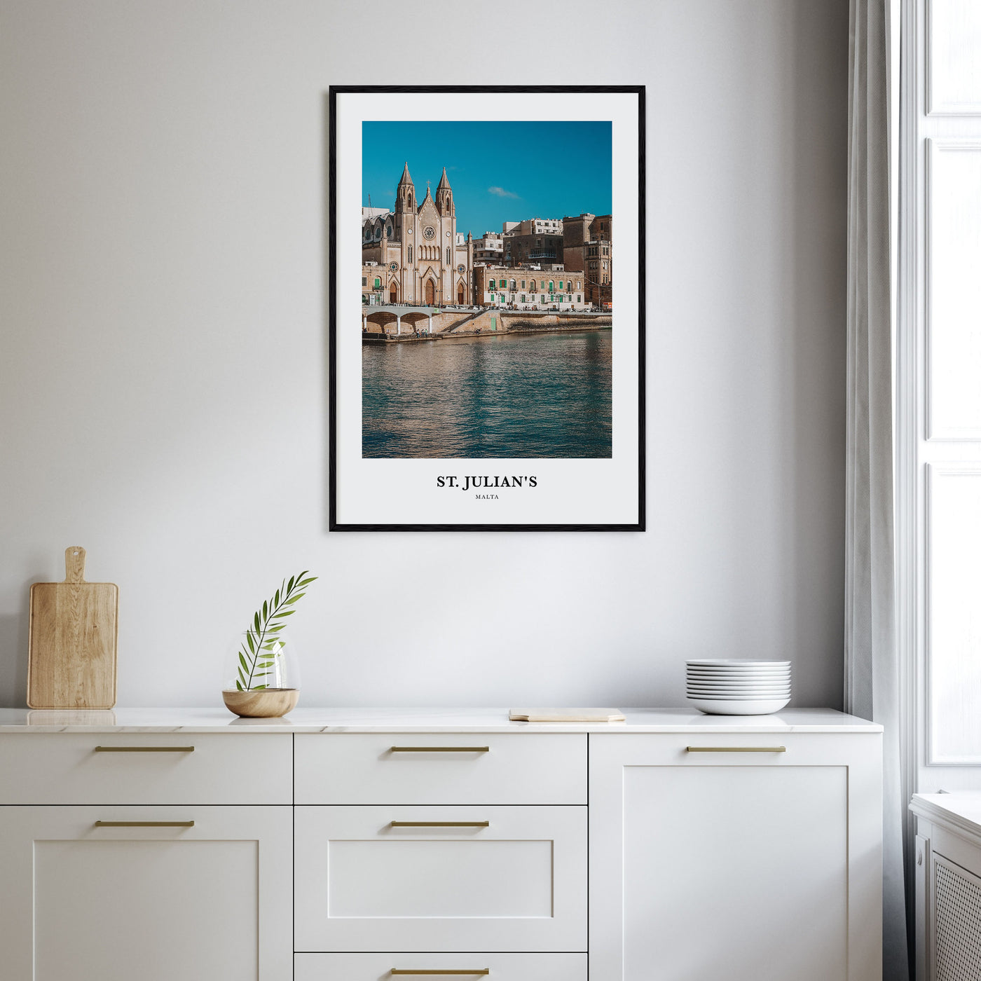 St. Julian's Portrait Color Poster