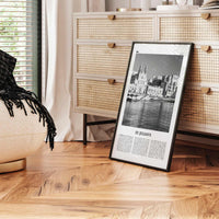 St Julians Print Black and White, St. Julian’s Wall Art, St. Julian’s Poster, St. Julian’s Photo, St. Julian’s Décor, St. Julian’s Map