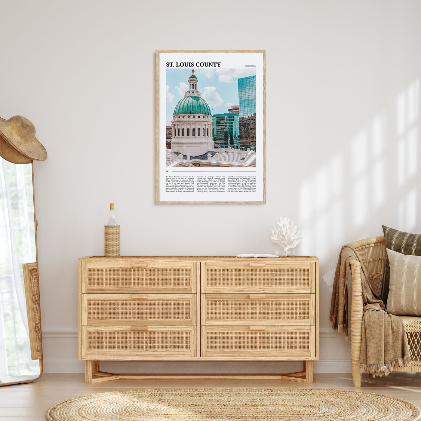 St. Louis County Travel Color Poster